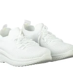 Pantofi sport copii albi din material textil Fantase