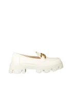 Mocasini dama albi din piele ecologica Mantiq