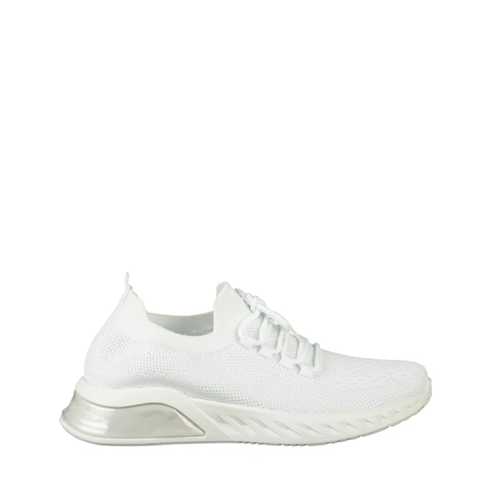 Pantofi sport barbati albi din material textil Amal