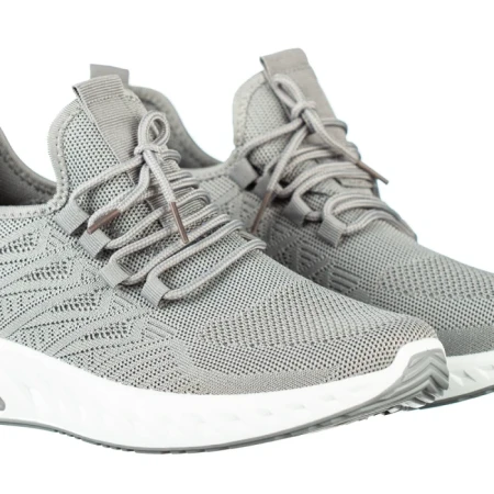 Pantofi sport barbati gri din material textil Riddel