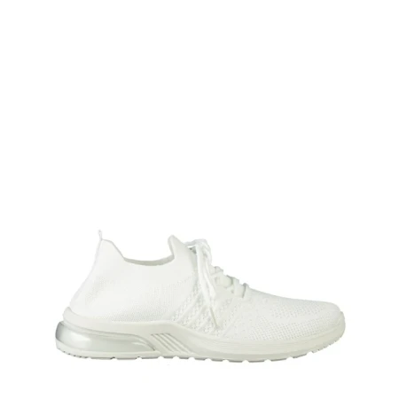 Pantofi sport dama albi din material textil Sprin