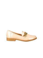 Mocasini dama roz din piele ecologica Sclini