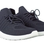 Pantofi sport dama albastri din material textil Sprin