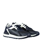 Pantofi sport barbati albastri din piele ecologica si material textil Conaky