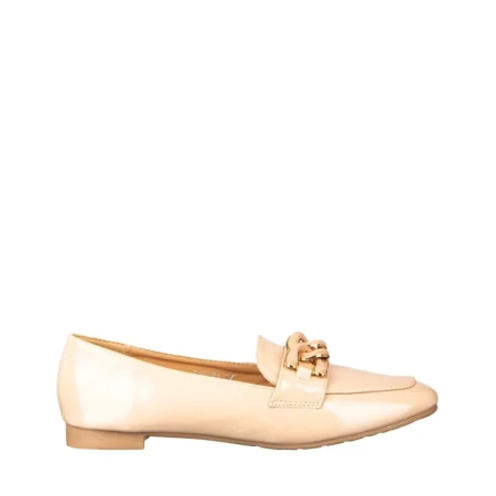 Mocasini dama roz din piele ecologica Neka