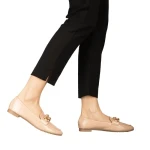 Mocasini dama roz din piele ecologica Neka