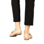 Mocasini dama roz din piele ecologica Neka