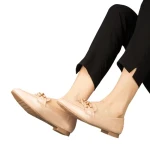 Mocasini dama roz din piele ecologica Neka