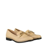 Mocasini dama bej din piele ecologica Laith