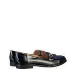 Mocasini dama albastri din piele ecologica Jazia