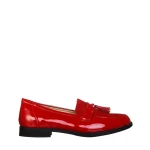 Mocasini dama rosii din piele ecologica Simy