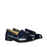 Mocasini dama albastri din piele ecologica Simy