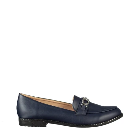 Mocasini dama albastri din piele ecologica Hogan