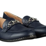 Mocasini dama albastri din piele ecologica Hogan