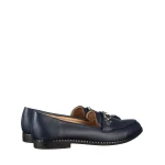 Mocasini dama albastri din piele ecologica Hogan