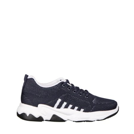 Pantofi sport dama albastri din material textil Morison