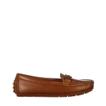 Mocasini dama camel din piele ecologica Cecil