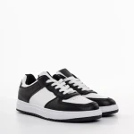 Pantofi sport dama negri din piele ecologica Zhuri