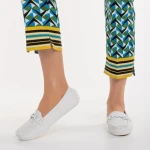 Mocasini dama albi din piele ecologica Ariella