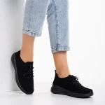 Pantofi sport dama negri din material textil Eryla