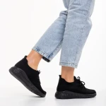 Pantofi sport dama negri din material textil Eryla
