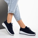 Pantofi sport dama albastri din material textil Eryla