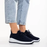 Pantofi sport dama albastri din material textil Eryla