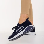 Pantofi sport dama albastri din material textil Biriza