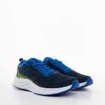 Pantofi sport barbati albastri din material textil Bendi