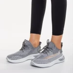 Pantofi sport dama albi din material textil Olova