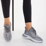 Pantofi sport dama albi din material textil Olova