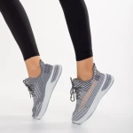 Pantofi sport dama albi din material textil Olova
