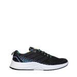 Pantofi sport barbati negri cu albastru din material textil Bendi