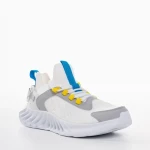Pantofi sport barbati albi din material textil Denyz