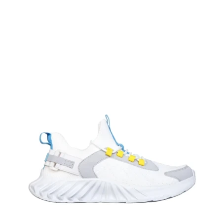 Pantofi sport barbati albi din material textil Denyz