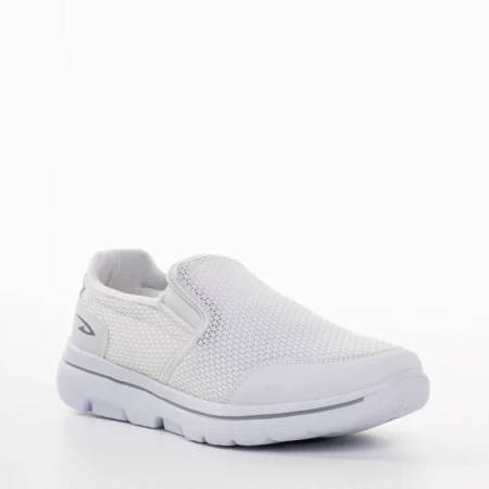 Pantofi sport barbati albi din material textil Kadence