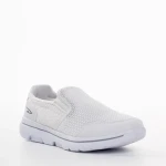 Pantofi sport barbati albi din material textil Kadence