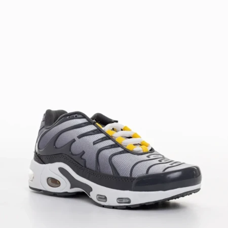 Pantofi sport copii gri din material textil Eliva