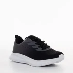 Pantofi sport copii negri din material textil Stilla