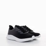Pantofi sport copii negri din material textil Stilla