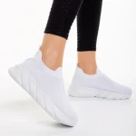 Pantofi sport dama albi din material textil Erimona