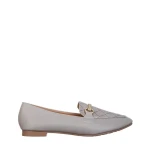 Mocasini dama gri din piele ecologica Ambrose