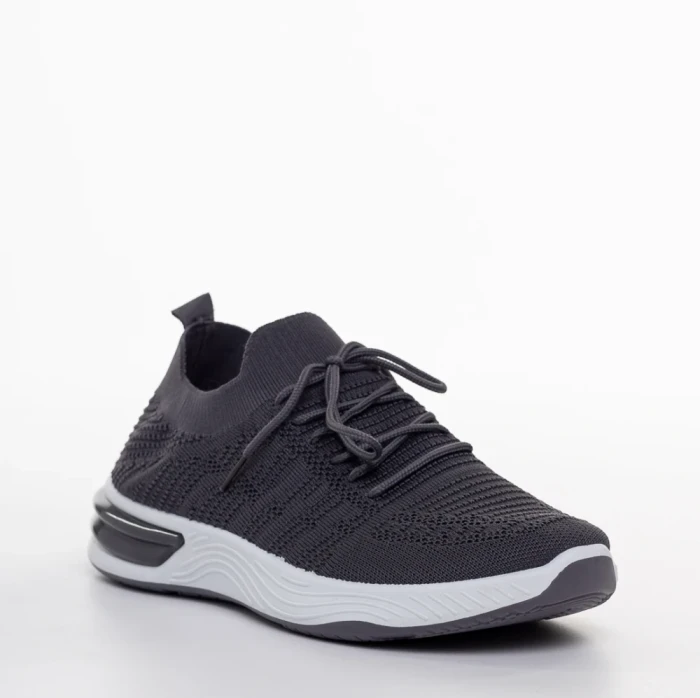 Pantofi sport dama gri din material textil Janelle