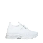 Pantofi sport copii albi din material textil Adeline