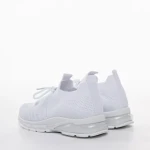 Pantofi sport copii albi din material textil Adeline