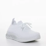 Pantofi sport copii albi din material textil Peyton