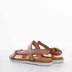 Sandale dama roz din piele ecologica Ophelia
