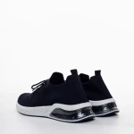 Pantofi sport dama albastri din material textil Kyla