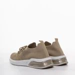 Pantofi sport dama bej din material textil Kyla