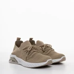 Pantofi sport dama bej din material textil Kyla